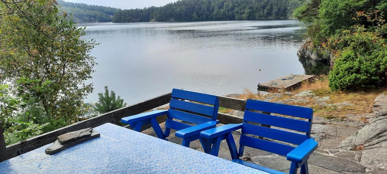 Hytte Ved Sjoen Kristiansand Buitenkant foto